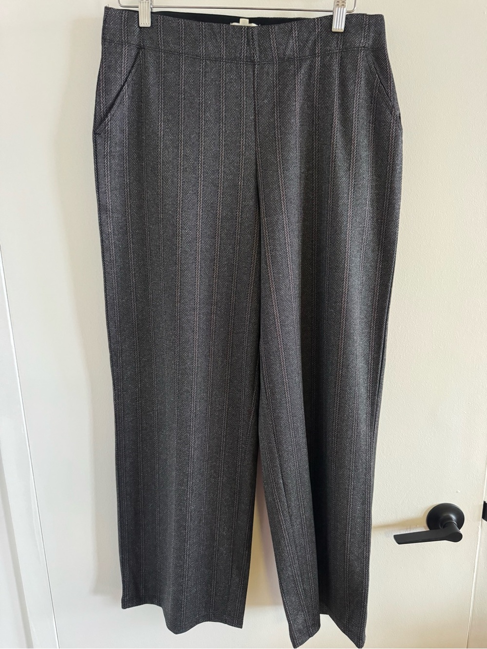 Women’s Gray Pinstripe Dress Pants